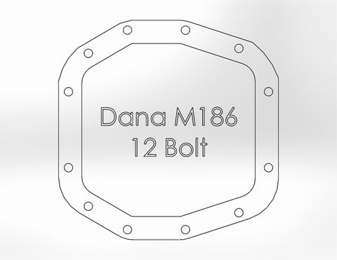 aFe Street Series Front Differential Cover Raw 2018+ Jeep Wrangler (JL) V6 3.6L (Dana M186) - 46-71010A