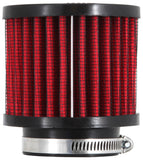 K&N 1.75 inch Vent 3 inch D 2.5 inch H Air Filter - Rubber Top - 62-1470