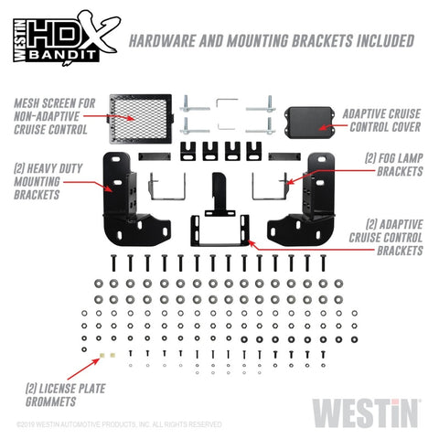 Westin/HDX Bandit 17-19 Ford F-250 / F-350 Front Bumper - Textured Black - 58-31125