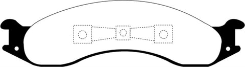 EBC 92-94 Ford Econoline E250 4.9 Greenstuff Front Brake Pads - DP61257