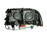 ANZO Projector Headlights With Halo Chrome 97-04 Dodge Dakota - 111193