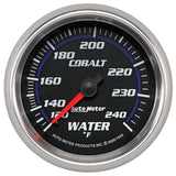 Autometer Cobalt 66mm 120-240 Degree F Mechanical Water Temperature Gauge - 7932