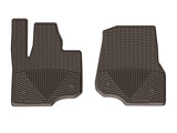 WeatherTech 2018+ Lincoln Navigator / Navigator L Front Rubber Mats - Cocoa - W477CO