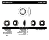 Stoptech 07-09 / 11-18 Ford F-53 Premium Front CryoStop Brake Rotor - 120.83014CRY