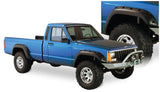 Bushwacker 84-01 Jeep Cherokee Cutout Style Flares 4pc Fits 2-Door Sport Utility Only - Black - 10912-07