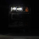 AlphaRex 04-15 Chevy 1500HD NOVA-Series LED Proj Headlights Black w/Activ Light/Seq Signal & SB DRL - 880239