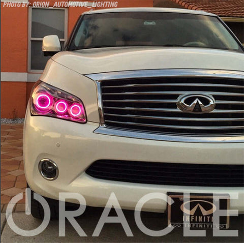 Oracle Infiniti QX56 11-13 Halo Kit - ColorSHIFT w/ BC1 Controller - 2350-335