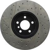 StopTech 12-18 BMW 650i Cryo Drilled Sport Left Front Rotor - 128.34126CL