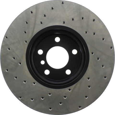 StopTech 12-18 BMW 650i Cryo Drilled Sport Left Front Rotor - 128.34126CL