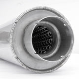 Stainless Works 2013-18 Ford Focus ST 3in Catback Vintage Round Muffler 4in Tips - FC13CB-RT