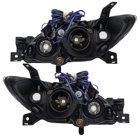 Oracle 04-09 Mazda 3 SMD HL - 4DR - Halogen Style - ColorSHIFT w/ Simple Controller - 8174-504