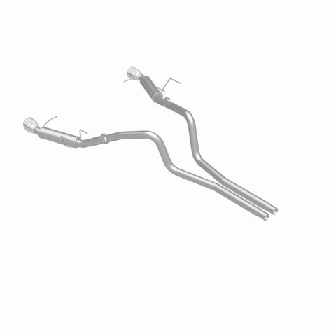 Magnaflow 2014 Ford Mustang V6 3.7L Comp Series Dual Split Rear Polished Stainless C/B Perf Exhaust - 15245