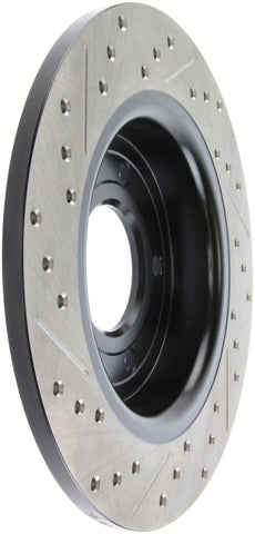 StopTech 04-10 Mazda3 Slotted & Drilled Left Rear Rotor - 127.45067L