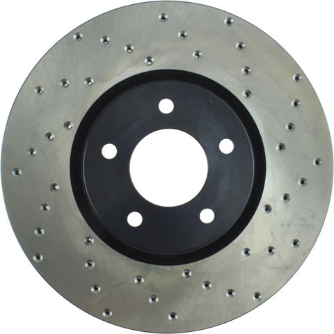 StopTech 2007-2013 Mazda 3 2.3L Cryo Drilled Left Front Brake Rotor - 128.45078CL