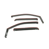 Westin 2010-2018 Toyota 4Runner In-Channel Wind Deflector 4pc - Smoke - 72-88419