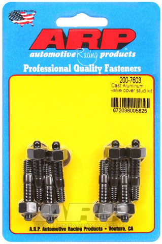 ARP Cast Aluminum Valve Cover Stud Kit - 1/4in x 20 1.5in OAL - 200-7603
