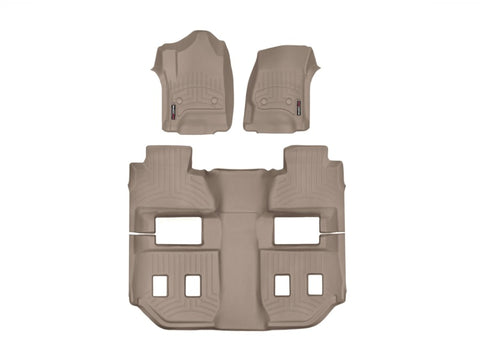 WeatherTech 14+ Maserati Quatroporte Front FloorLiner - Black - 456101