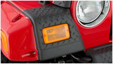 Bushwacker 97-06 Jeep Wrangler Trail Armor Front Corners - Black - 14007