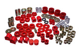 Energy Suspension 15-16 Ford Mustang Red Hyper-Flex Master Bushing Set - 4.18127R