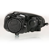 ANZO 2006-2009 Volkswagen Us Rabbit Crystal Headlight Black (Halogen Only) - 121542