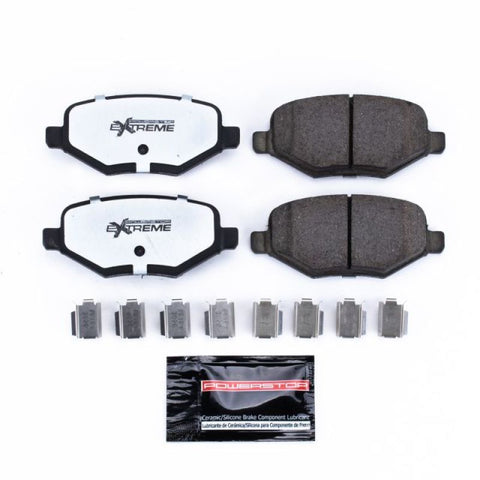 Power Stop 11-13 Ford Edge Rear Z36 Truck & Tow Brake Pads w/Hardware - Z36-1377