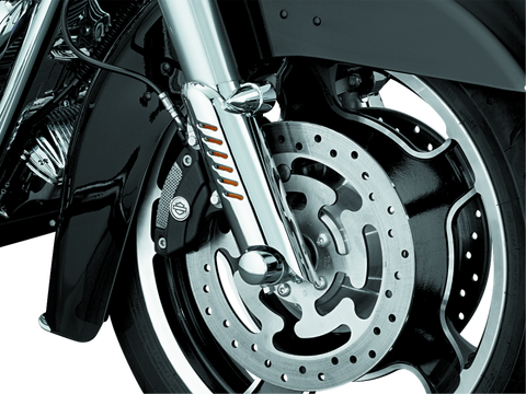 Kuryakyn Lower Leg Deflector Shields 00-13 Touring Chrome - 7768