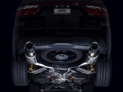 AWE Tuning 18-23 Dodge Durango SRT & Hellcat Touring Edition Exhaust - Chrome Silver Tips - 3015-32952