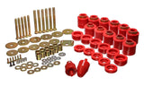Energy Suspension 1in Body Lift Kit - Red - 2.4108R