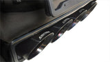 Corsa 2017-2019 Chevy Corvette Z06 3in Axle Back Exhaust Black Quad 4.5in Tip (Xtreme) - 14766BLK