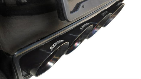 Corsa 2015 Chevy Corvette Z06 2.75in Axle Back Exhaust Black Dual Rear Exit Quad 4.5in Tip (Sport) - 14768BLK