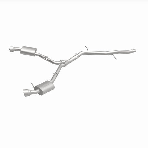 MagnaFlow 18-19 Audi A5 Dual Exit Polished Stainless CatBack Exhaust - 3in Main Piping Diameter - 19390