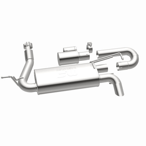 MagnaFlow 07-18 Jeep Wrangler JK Overland Series Axle-Back Exhaust System - 19668