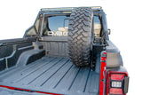 DV8 Offroad 2019+ Jeep Gladiator Universal Stand Up In-Bed Tire Carrier - TCGL-02