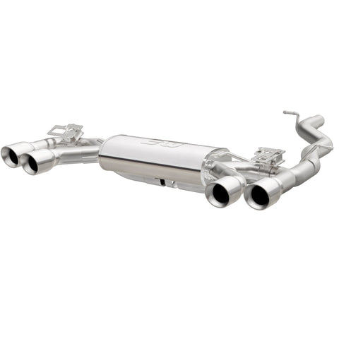 MagnaFlow Sys C/B 2015-2017 Volkswagen Golf R 3in Polished SS Quad Tip Split Rear Exit - 19165