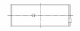 ACL Ford/Cosworth 2.0L (YB) Race Series Standard Size High Performance Rod Bearing Set - 4B2166HX-STD