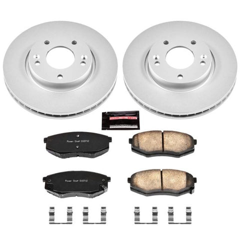 Power Stop 10-12 Hyundai Tucson Front Z17 Evolution Geomet Coated Brake Kit - CRK5806