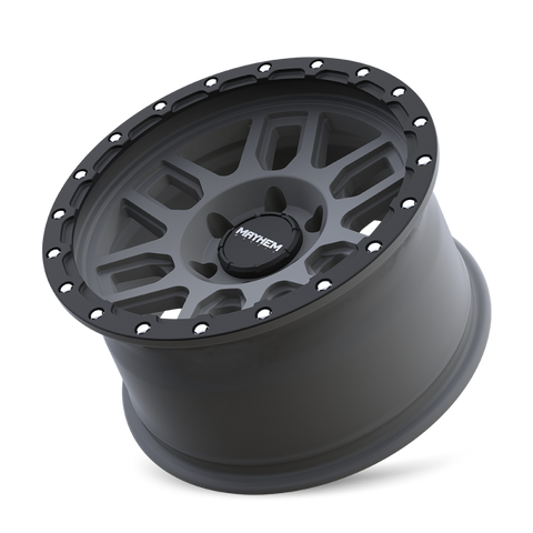 Mayhem 8304 Delta 17x9 / 6x139.7 BP / 0mm Offset / 106mm Hub Matte Gunmetal w/ Matte Black Lip Wheel - 8304-7983MGT