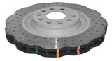 DBA 15-20 Volkswagen Golf R Front 4000 Series Cross Drilled Rotor w/Silver Hat - 42830WSLVXD