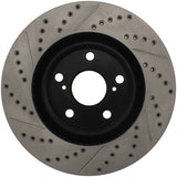 StopTech 07-09 Lexus ES 250/ES 300/ ES330/ES350 SportStop Slotted & Drilled Left Front Rotor - 127.44146L