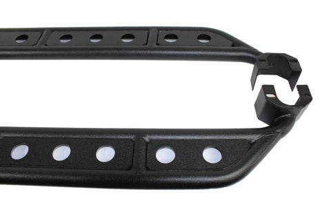 Fishbone Offroad 07-18 Jeep Wrangler JK 4 Door Steel Side Steps - Black Textured Powdercoat - FB23070