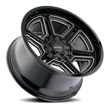 Mayhem 8117 Hermosa 20x10 / 8x165.1 BP / -25mm Offset / 130.8mm Hub Black/Milled Wheel - 8117-2181BM