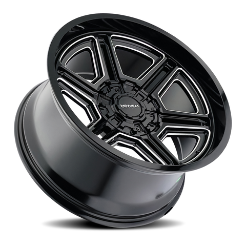 Mayhem 8117 Hermosa 20x10 / 8x165.1 BP / -25mm Offset / 130.8mm Hub Black/Milled Wheel - 8117-2181BM