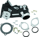 S&S Cycle 02-05 BT Size 410 Cable Operated Throttle Body Kit - Wrinkle Black - 170-0342
