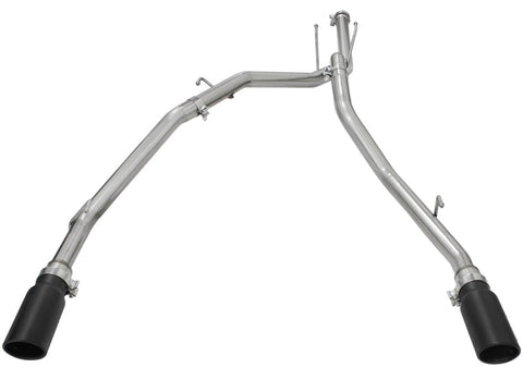 aFe MACHForce XP DPF-Back Exhaust 2.5in SS with Black Tips 2014 Dodge Ram 1500 V6 3.0L EcoDiesel - 49-42041-B