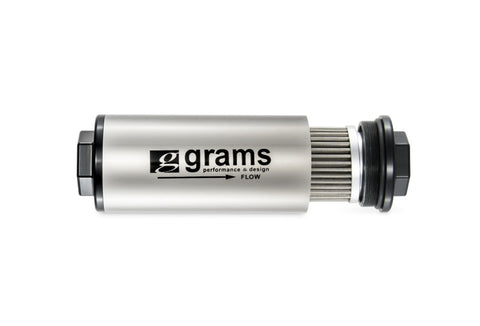 Grams Performance 100 Micron -8AN Fuel Filter - G60-99-0108