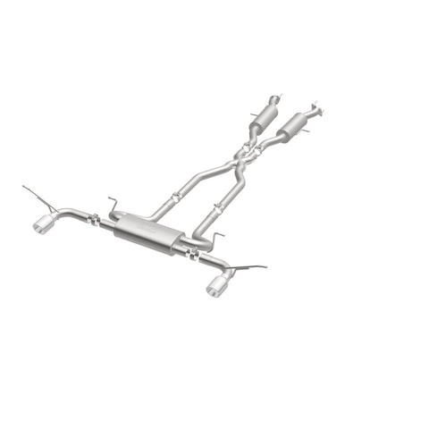 MagnaFlow Cat-Back SS 2.5in Dual Split Rear 4in Black Tip 11-16 Jeep Grand Cherokee 5.7L V8/3.6L V6 - 19216