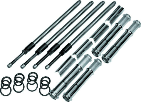 S&S Cycle 2017+ M8 Models Quickee Adjustable Pushrods w/ Cover Keepers - 930-0123