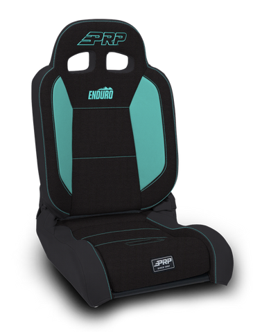 PRP EnduroDaily Reclining Suspension Seat - Black/Teal Tweed - Passenger - A8701045-50-238