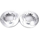 Power Stop 90-00 Chevrolet K3500 Front Evolution Drilled & Slotted Rotors - Pair - AR8626XPR