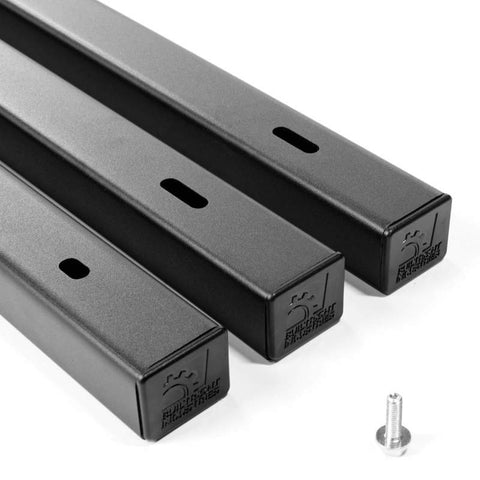 BuiltRight Industries 2020+ Jeep Gladiator Utility Rail System - 3pc Kit - 102120